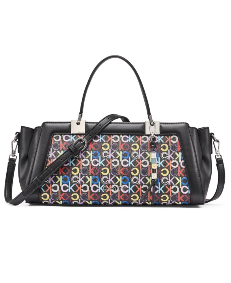 Jean Signature Top Zipper Satchel with Removable Hangoff