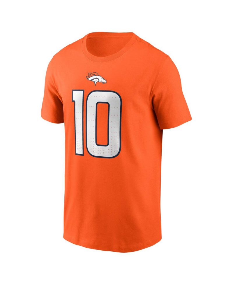 Big Boys and Girls Bo Nix Orange Denver Broncos 2024 NFL Draft Name & Number T-Shirt