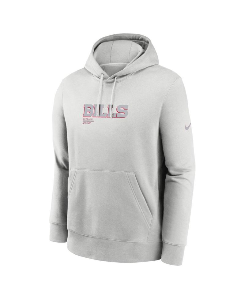 Men's Gray Buffalo Bills Edge Pack French Terry Club Pullover Hoodie