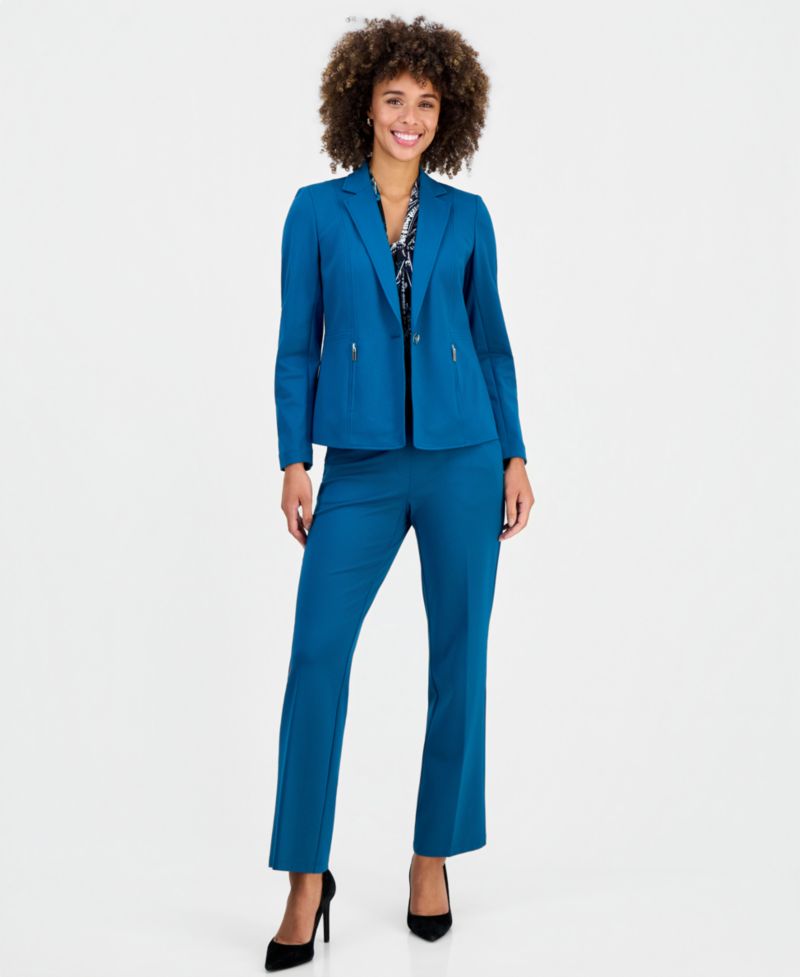 Women's Audrey Pull-On Mid-Rise Slim-Leg Trouser
