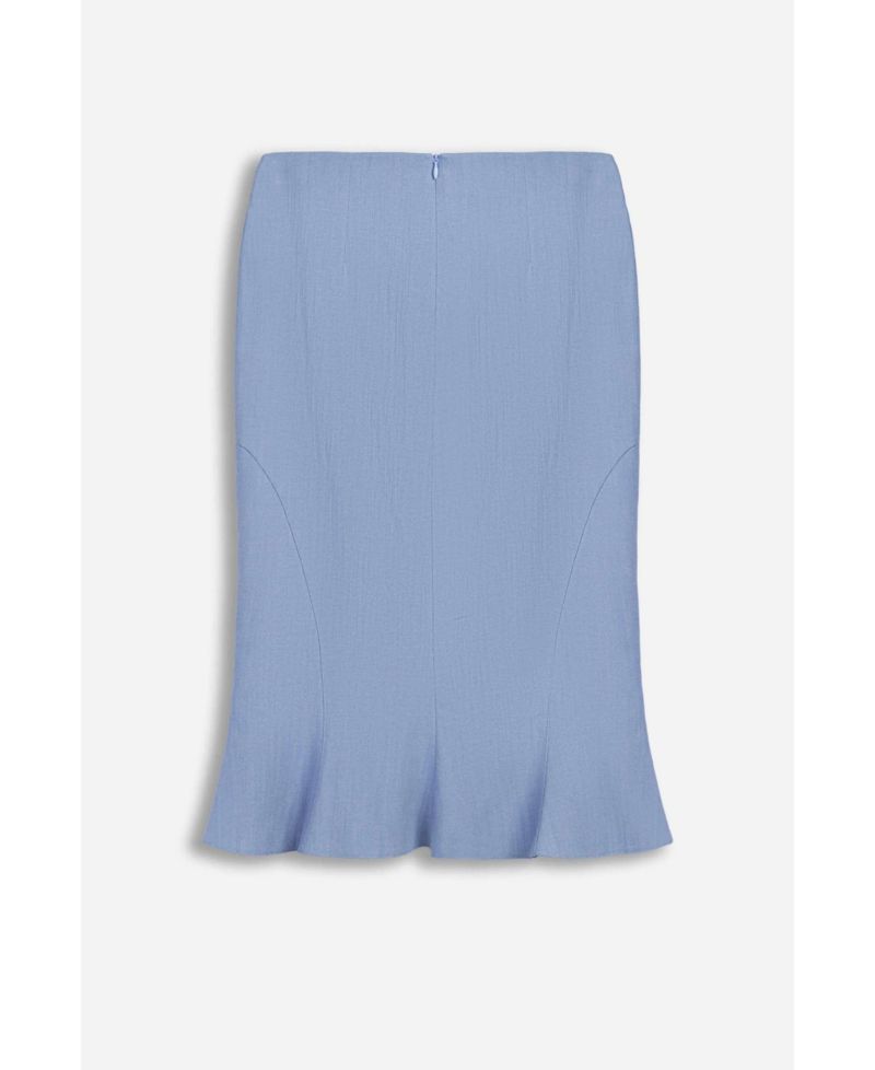 Women's Fishtail Midi Slim-Fit Skirt