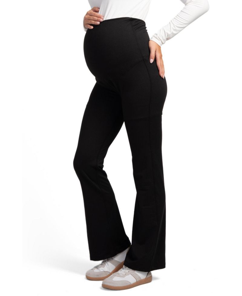 Maternity High-Rise Over-the-Belly Flare Pants