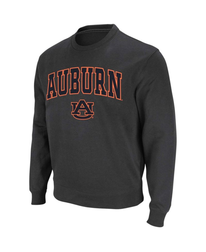 Men's Auburn Tigers Arch and Logo Crew Neck Sweatshirt