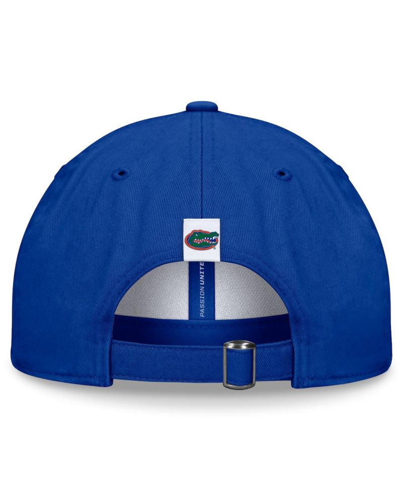 Men's White/Royal Florida Gators Heritage Weston Adjustable Hat