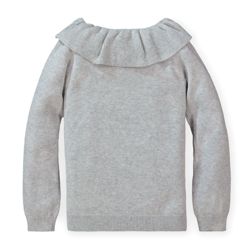 Baby Girls Hope and Henry Ruffle Collar Sweater