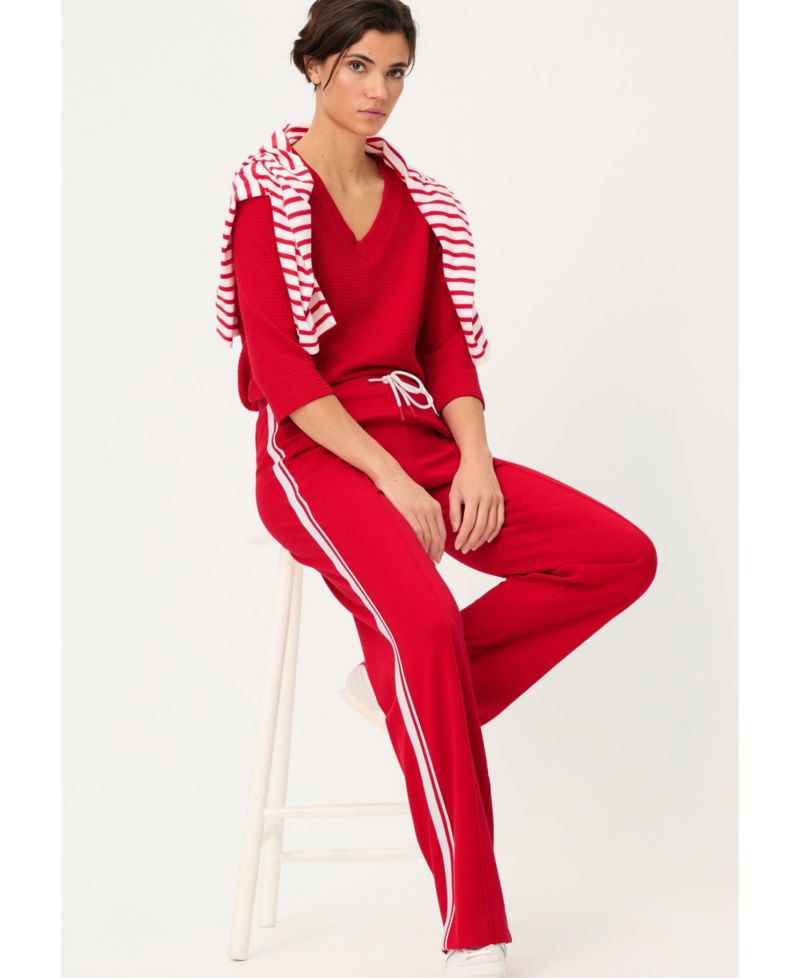 Women's Side Stripe Jersey Drawstring Pant