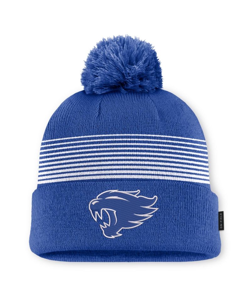 Men's and Women's Royal Kentucky Wildcats 2026 On-Field Cuffed Knit Pom Hat