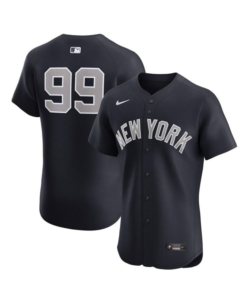 Men's Aaron Judge Navy New York Yankees Alternate 1 Elite Player Jersey