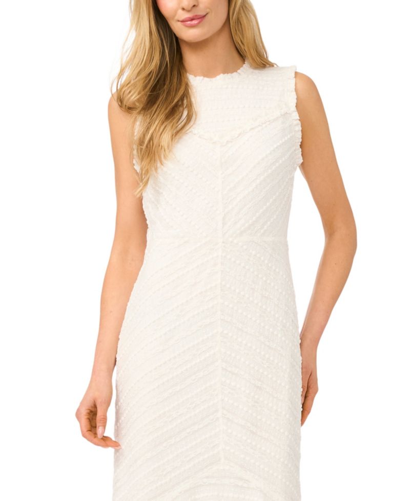 Women's Crewneck Sleeveless Midi Dress