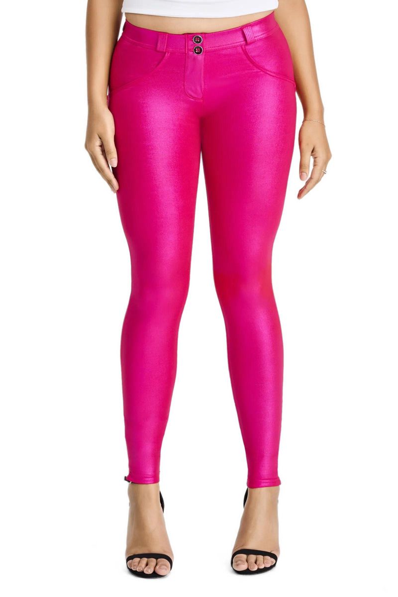 Women's Mid-Rise Sculpting Skinny Disco Pants