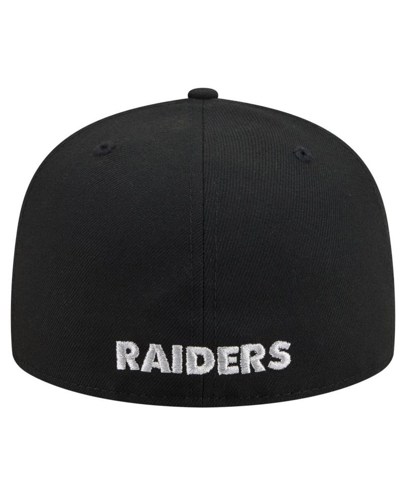 Men's Black Las Vegas Raiders 59FIFTY Fitted Hat
