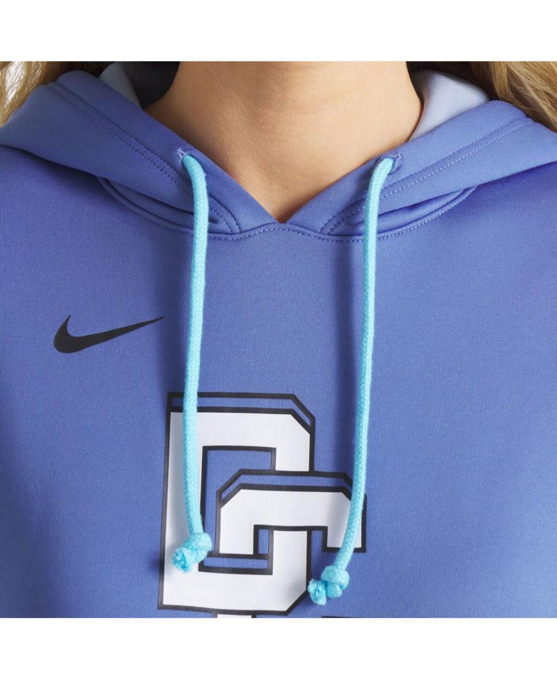 Women's Blue Washington Nationals 2025 City Connect Authentic Collection Performance Pullover Hoodie