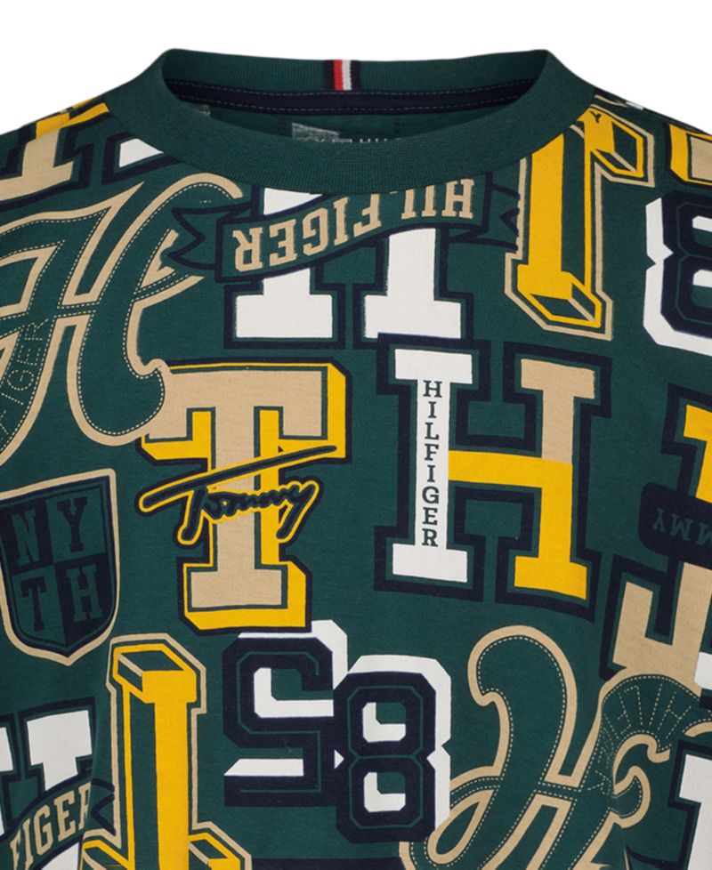 Boys' 2T-7 Varsity Print Short-Sleeve T-Shirt