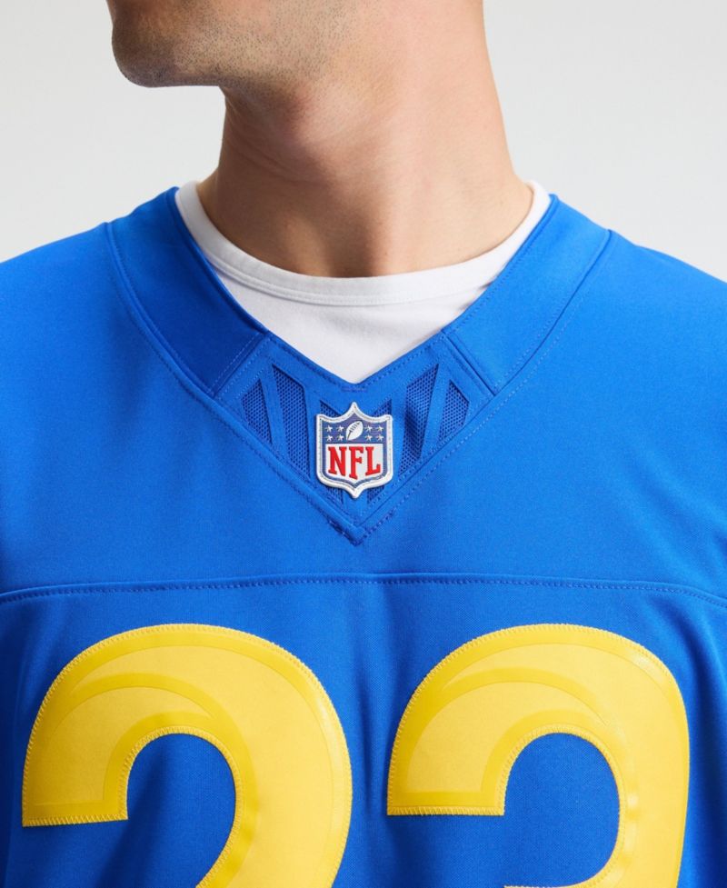 Men's Kyren Williams Royal Los Angeles Rams Vapor F.U.S.E. Stitched Limited Jersey