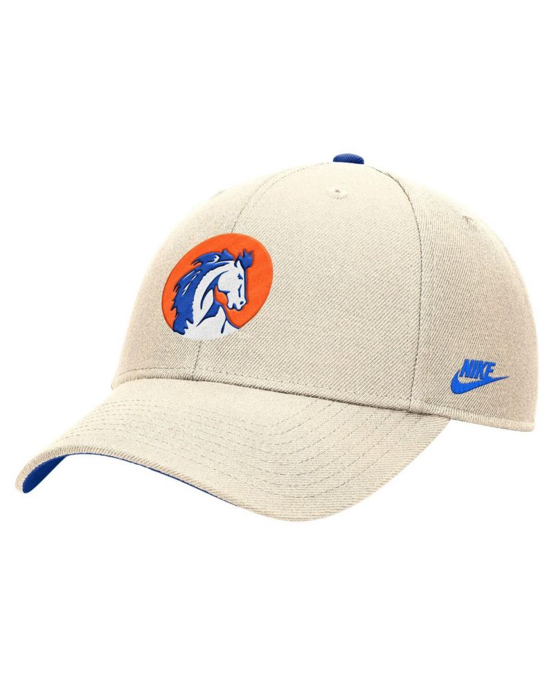 Men's Natural Boise State Broncos Rise Dri-FIT Adjustable Hat
