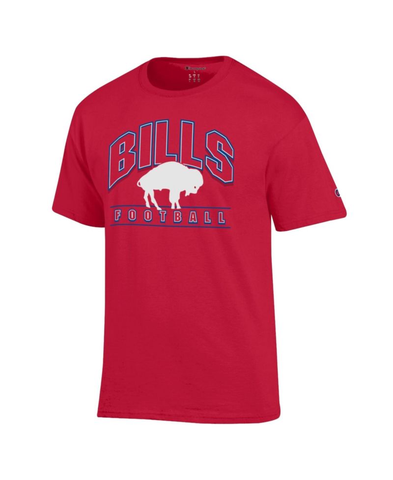 Men's Red Buffalo Bills Jersey T-Shirt