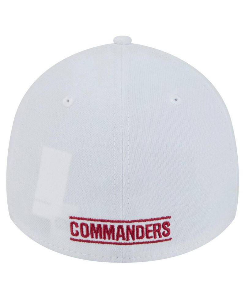 Men's White Washington Commanders Main 39THIRTY Flex Hat