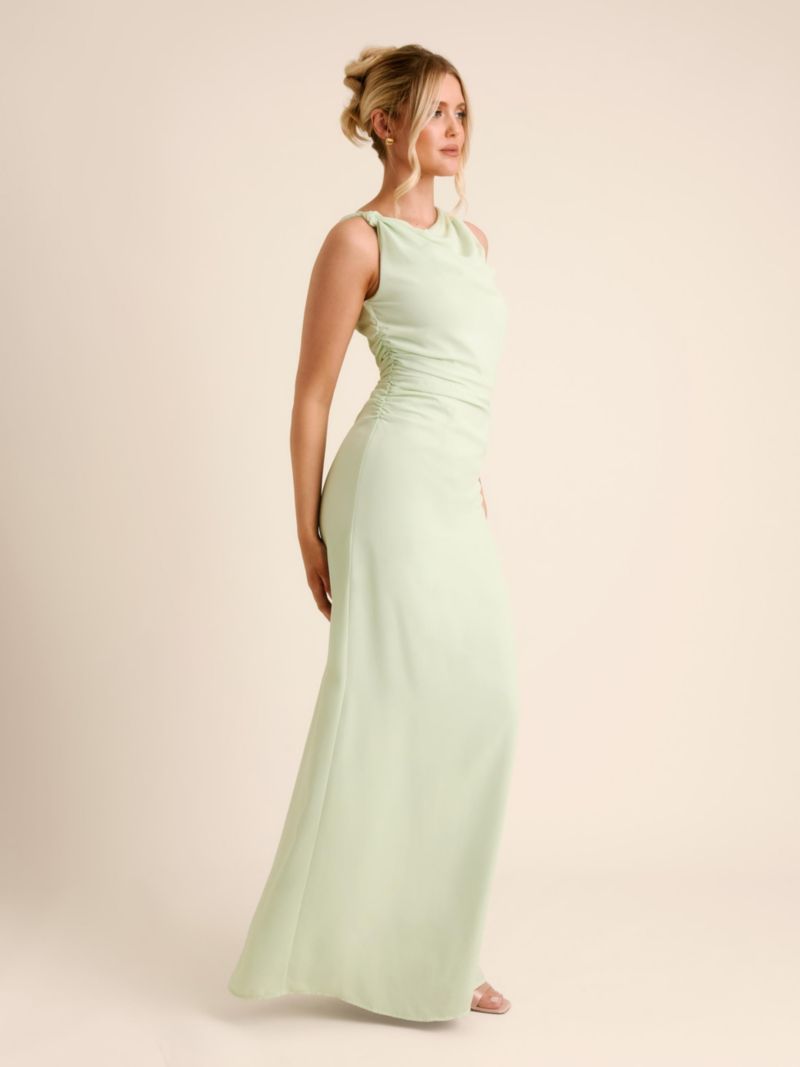 Women's Twist Asym Chiffon Bridesmaid Dress