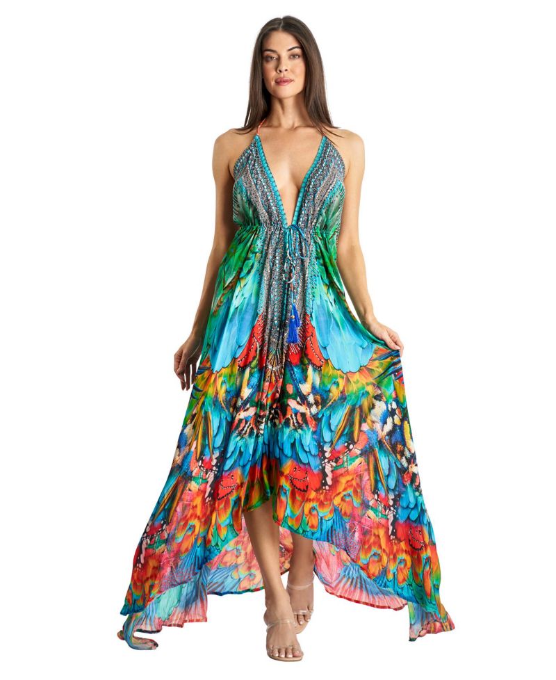 Women's Maxi Halterneck Dress