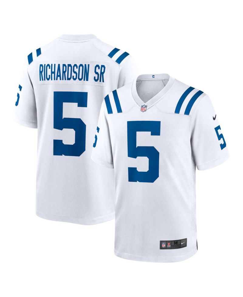 Men's Anthony Richardson Sr. White Indianapolis Colts Game Jersey