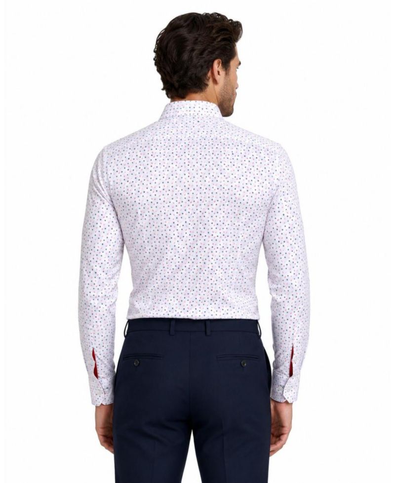 Men's Slim Fit Classic Button-Down Shirt with Sleek Design