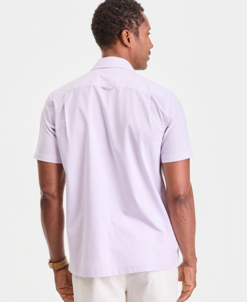 Men's Double Pocket Oxford Short-Sleeve Shirt