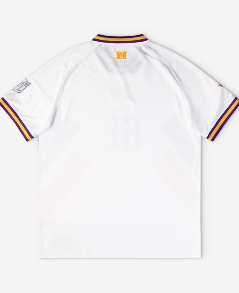 Men's White Minnesota Vikings Football x Football V-Neck Fan Jersey