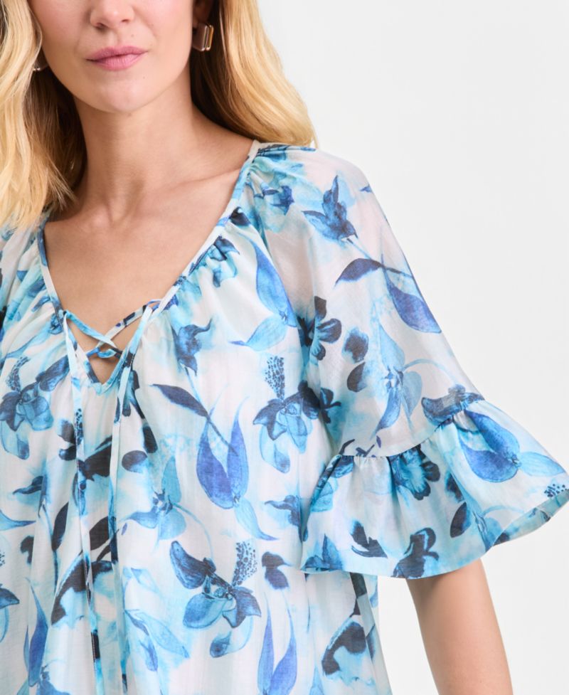 Women's Printed Short Sleeve Dress