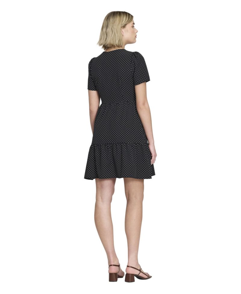 Women's Lola Tie-Front Tiered Short Dress