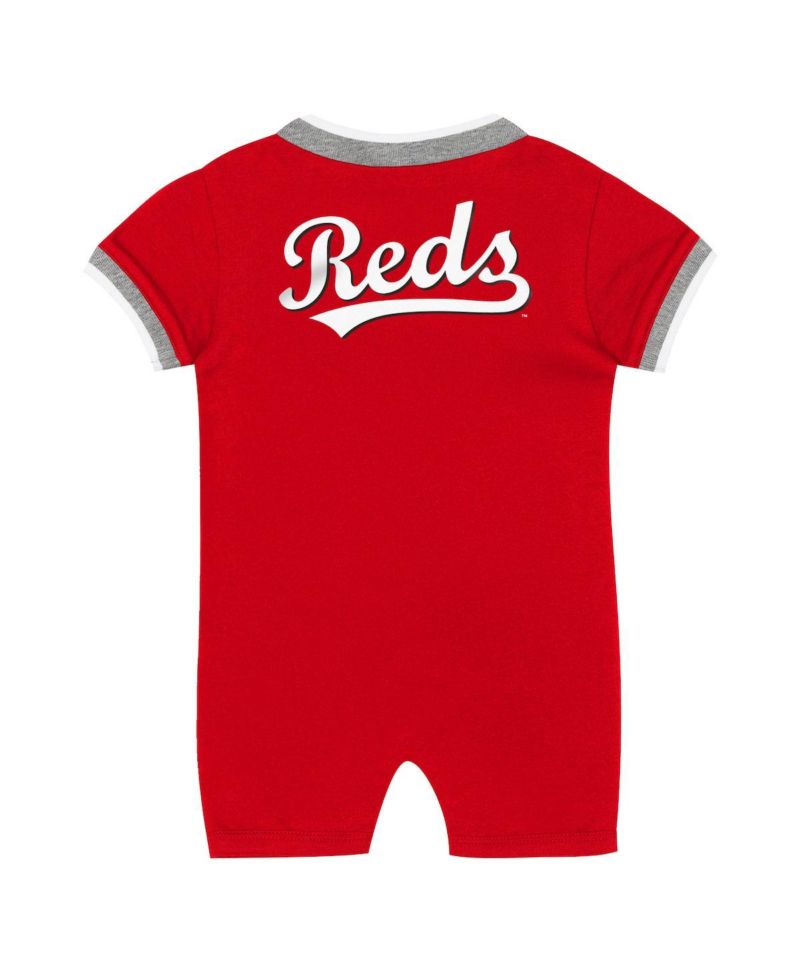 Baby Boys and Girls Red Cincinnati Reds Pinch Coverall