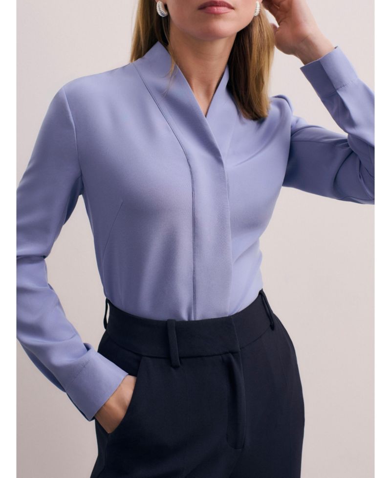 Women's Bowery Stretch Silk Blouse