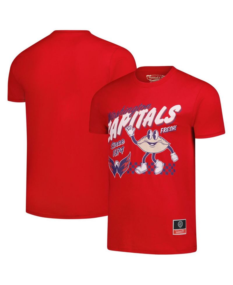 Men's Red Washington Capitals Local Food T-Shirt