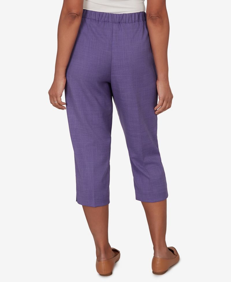 Women's Grand Bazaar Textured Pull-On Capri Pants
