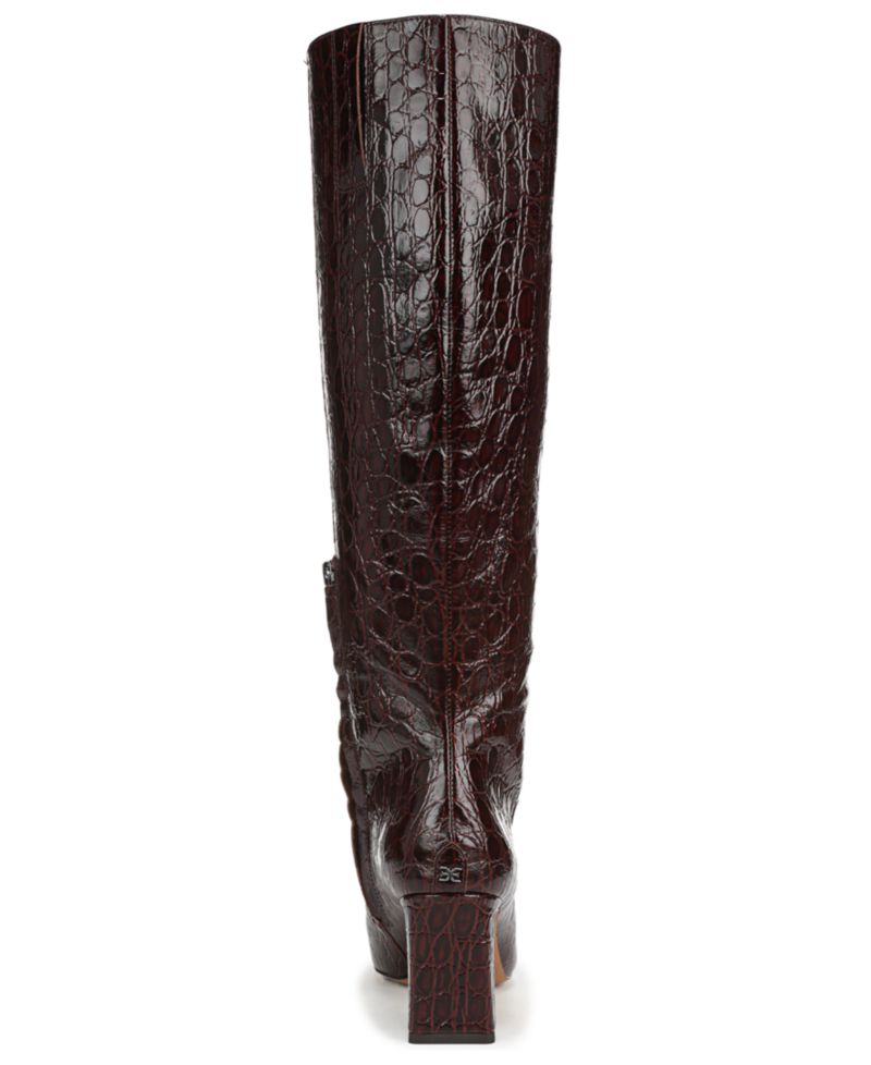 Women's Sylvia Snip Toe Knee High Dress Boots, Regular, Wide & Extra Wide Calf