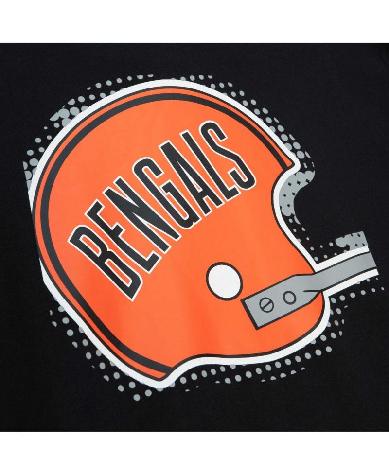 Men's Black Cincinnati Bengals Gridiron Classics Big Face 7.0 Pullover Hoodie