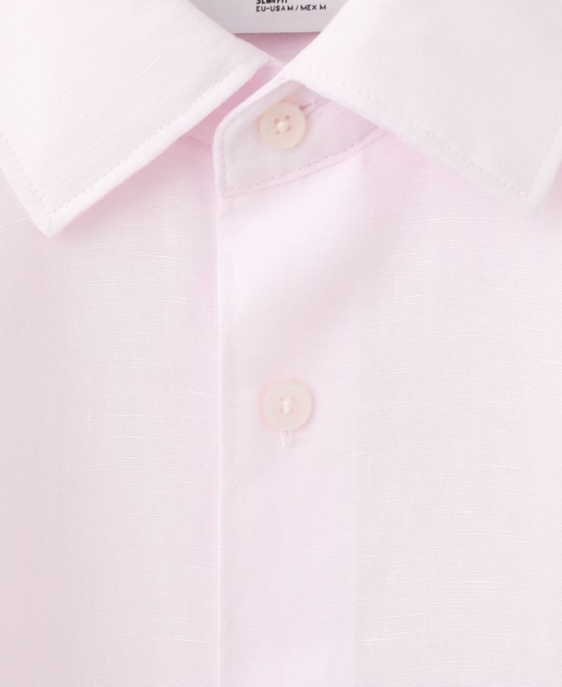 Men's Regular Fit Linen Lyocell Shirt