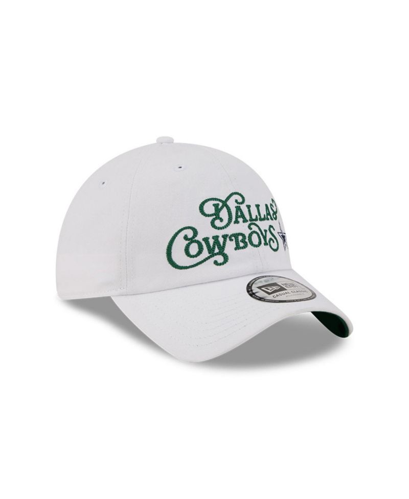 Men's White Dallas Cowboys Golf Course Casual Classic Adjustable Hat
