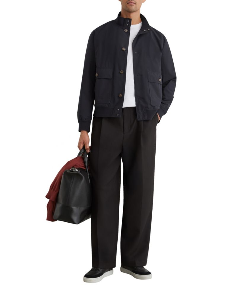 Men's Latent Technical Button-Through Bomber Jacket