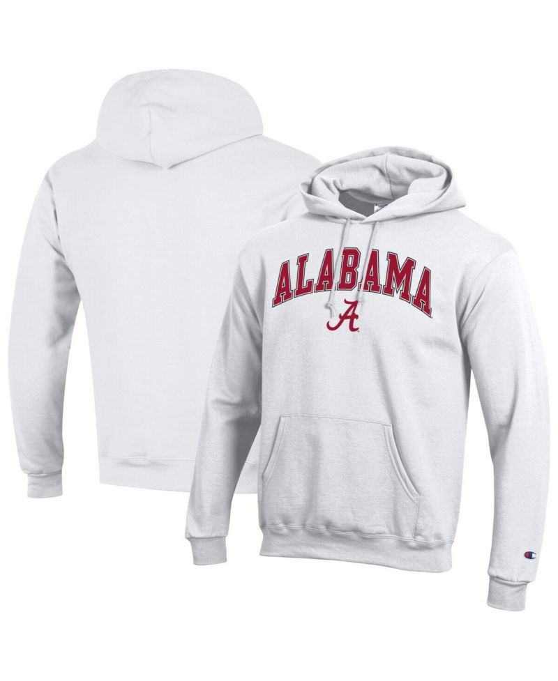 Men's Crimson Alabama Crimson Tide Arch Over Logo Pullover Hoodie