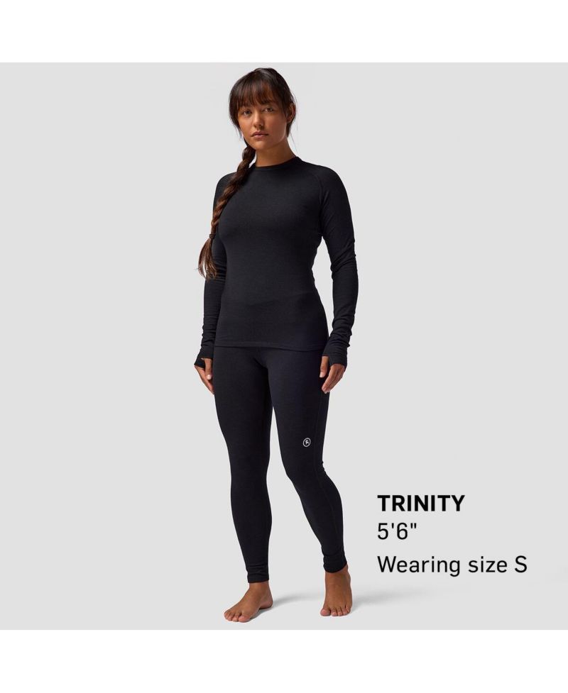 Women's Cedars Standard Merino Lightweight Baselayer Crew Top
