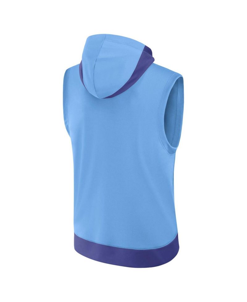 Men's Light Blue Colorado Rockies 2025 City Connect Authentic Collection Sleeveless Performance Pullover Hoodie