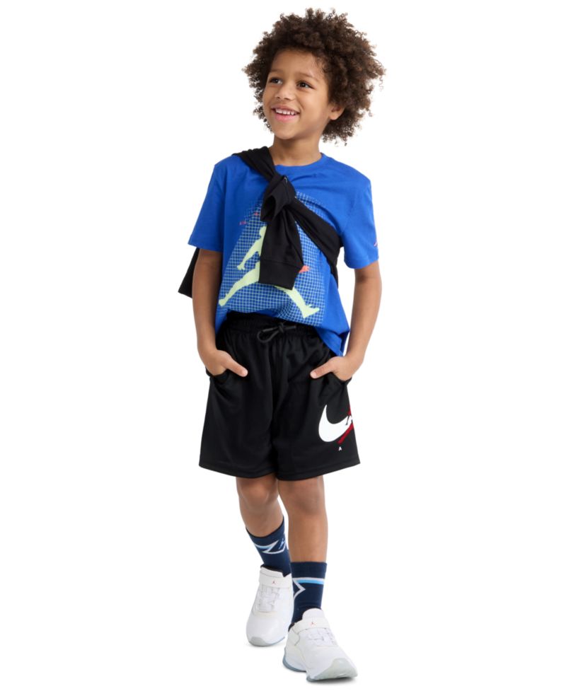 Boys' 2T-7 Brand Arch Mesh Shorts