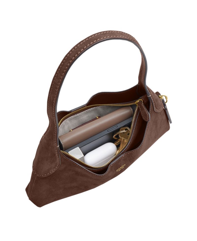 Brooklyn Small Suede Shoulder Bag 26
