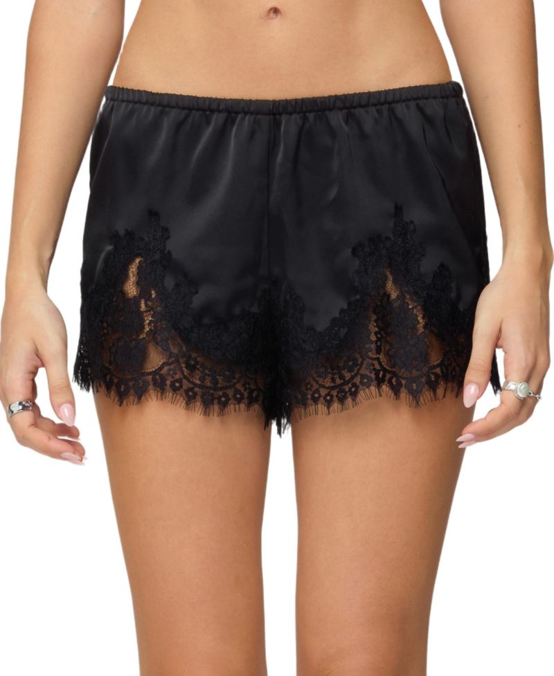 Women's Reisa Lacey Satin Effect Shorts
