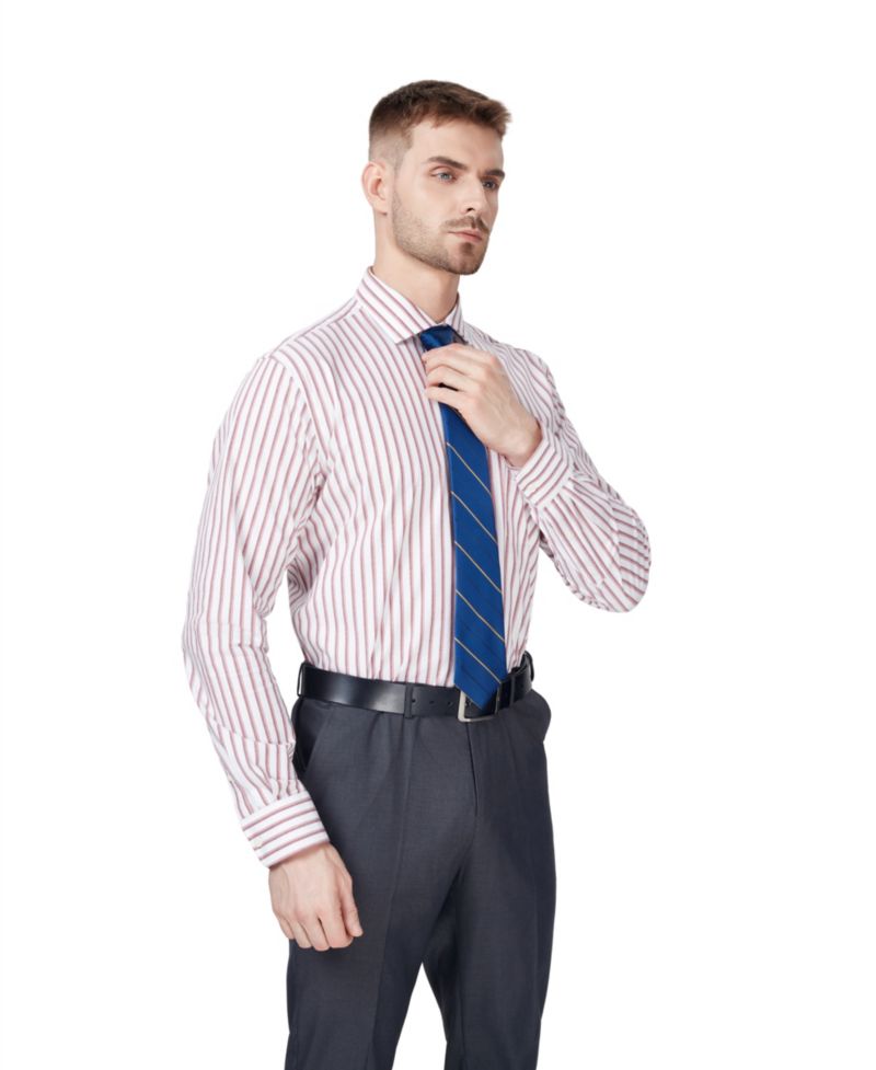 Men's Regular-Fit Harry Stripe Dress Shirt