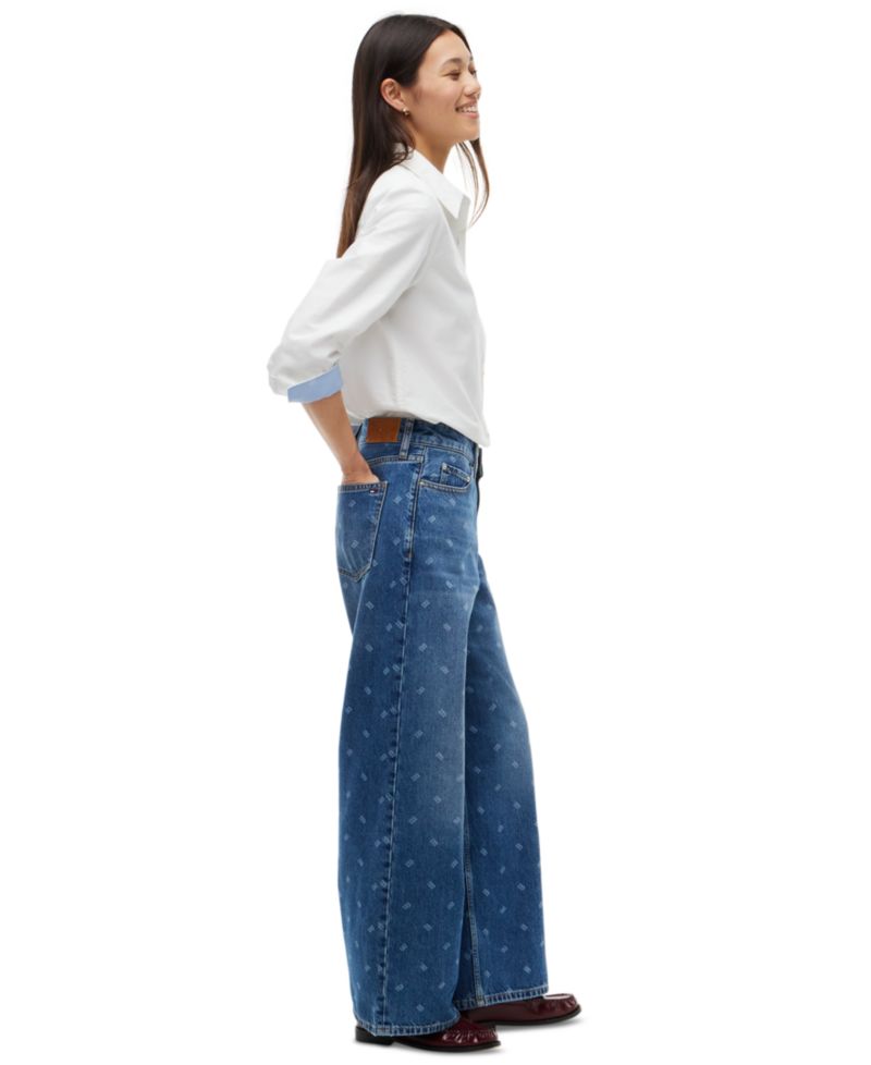 Women's American Icons High-Rise Wide-Leg Jeans