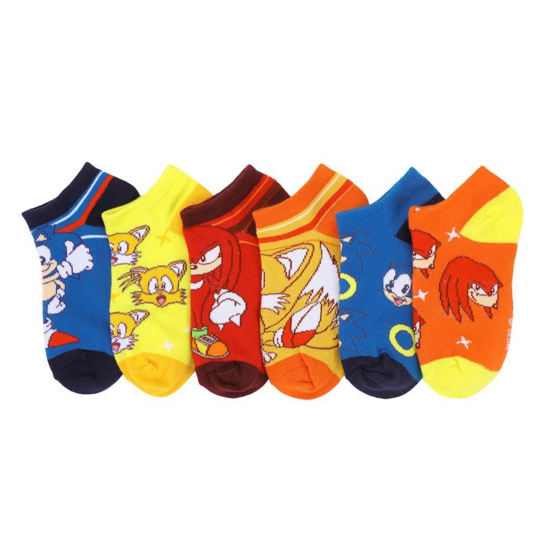 Characters 6-Pack of Kids' Ankle Socks