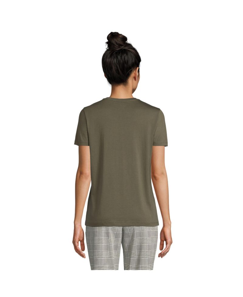 Women's Supima Cotton Crew Neck T-Shirt
