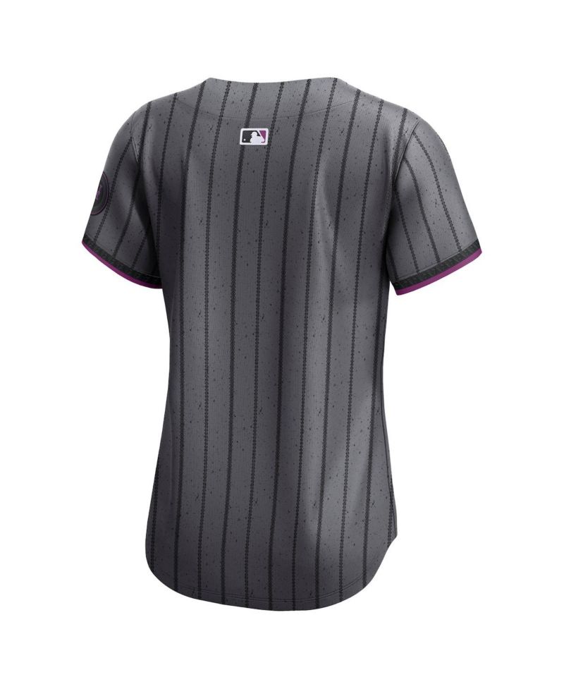 Women's Gray New York Mets City Connect Limited Jersey