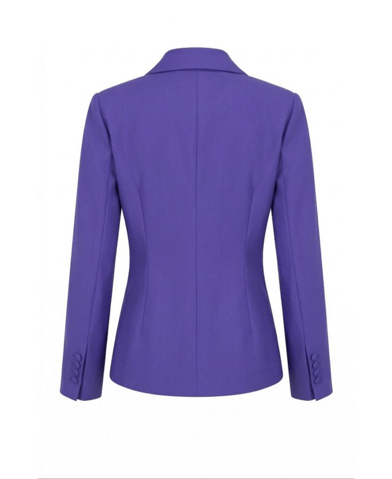 Women's 3D Floral Applique Structured-Fit Blazer